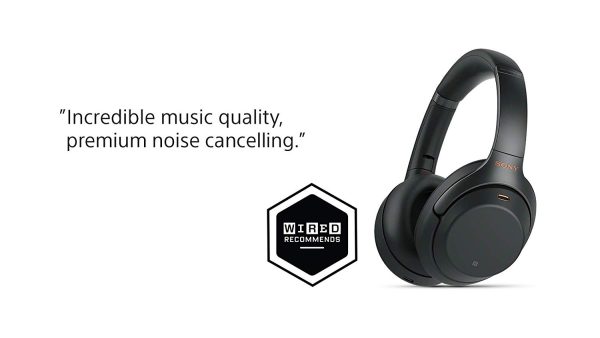 51Q4cAkLiwL._SL1500_ Sony Active Noise Cancelling Wireless Headphones WH-1000XM3 - Black - Image 17