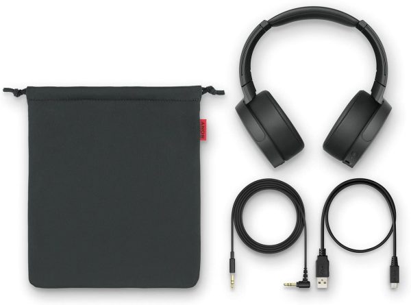 Sony MDR-XB950N1 Wireless Noise Cancelling Extra Bass Headphones - Black - Image 4