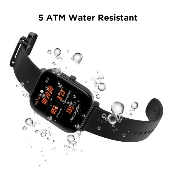 Amazfit GTS Fitness Smart Watch - 14 Day battery - Black - Image 8