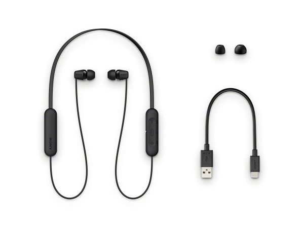Sony Wi-C200 Wireless in Ear Neckband Style Earphones - Black - Image 5