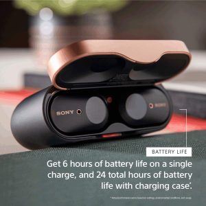 Sony WF-1000XM3 Industry Leading Noise Canceling Truly Wireless Earbuds - Black - Image 9