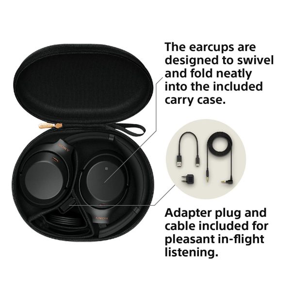 71ypiO7wJkL._SL1500_ Sony Active Noise Cancelling Wireless Headphones WH-1000XM3 - Black - Image 11