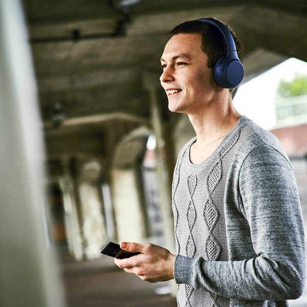 Sony WH-XB700 Wireless Extra Bass Bluetooth Headphones - Blue - Image 6