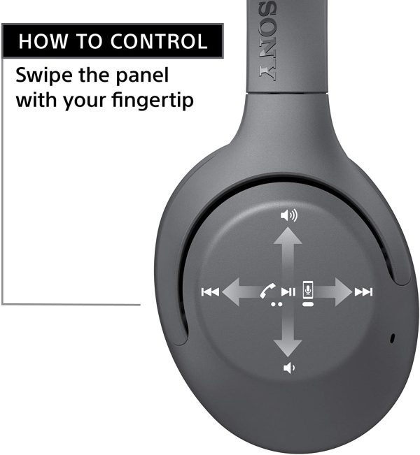 Sony Noise Cancelling Headphones with Extra BASS - Black - WH-XB900N - Image 6