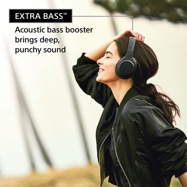 Sony Noise Cancelling Headphones with Extra BASS - Black - WH-XB900N - Image 7