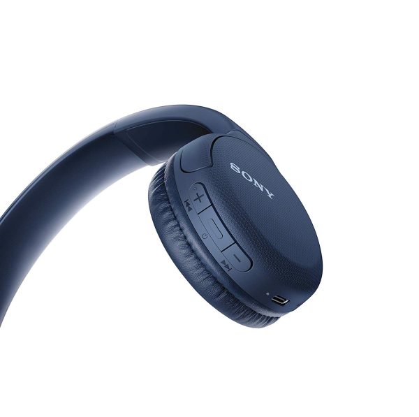 Sony WH-CH510 Wireless On Ear Headphones - Blue - Image 3