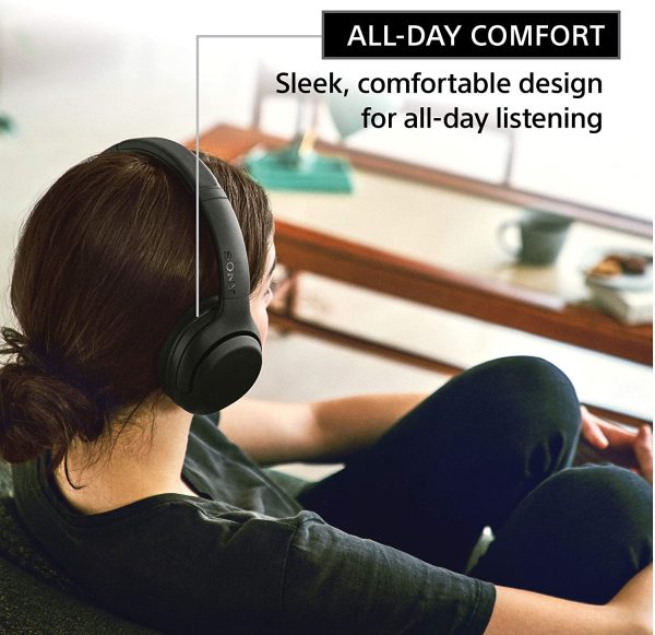 Sony Noise Cancelling Headphones with Extra BASS - Black - WH-XB900N - Image 11