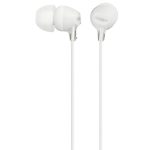 Sony MDR-EX15AP In-Ear Earbud Headphones with Mic - White - Image 2