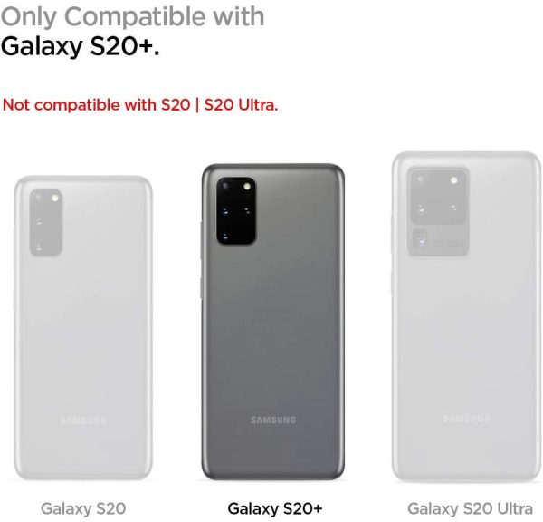 51mKQ7Ii+oL._AC_SL1000_ Galaxy S20 Plus Ultra Hybrid Case Spigen ACS00755 - Crystal Clear - Image 6