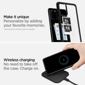 Galaxy S20 Plus Ultra Hybrid Case by Spigen ACS00756 – Matte Black - Image 9