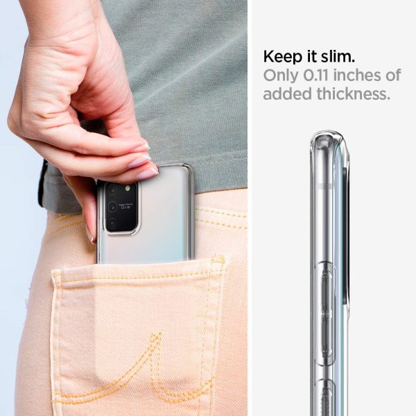 61bPgvFsUiL._SL1000_ Galaxy S10 Lite Liquid Crystal Case by Spigen ACS00687 - Transparent - Image 9