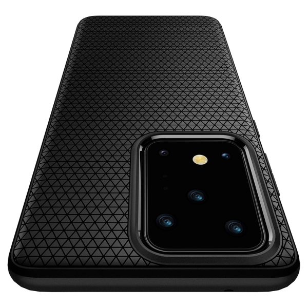Galaxy S20 Ultra Liquid Air Case by Spigen ACS00712 - Matte Black - Image 12