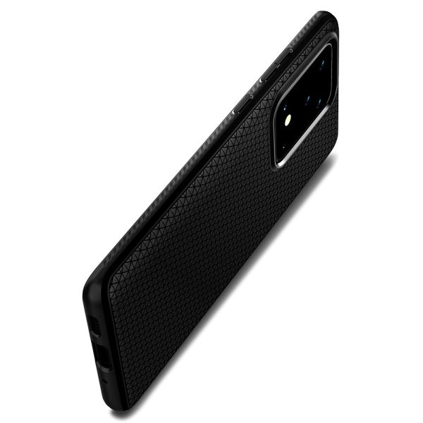 Galaxy S20 Ultra Liquid Air Case by Spigen ACS00712 - Matte Black - Image 11
