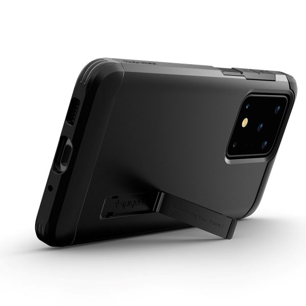 Galaxy S20 Ultra Tough Armor Case by Spigen ACS00716 - Black - Image 14