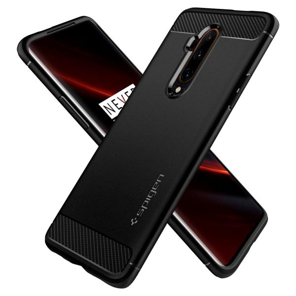 OnePlus 7T Pro Rugged Armor Spigen ACS00312 - Black - Image 2