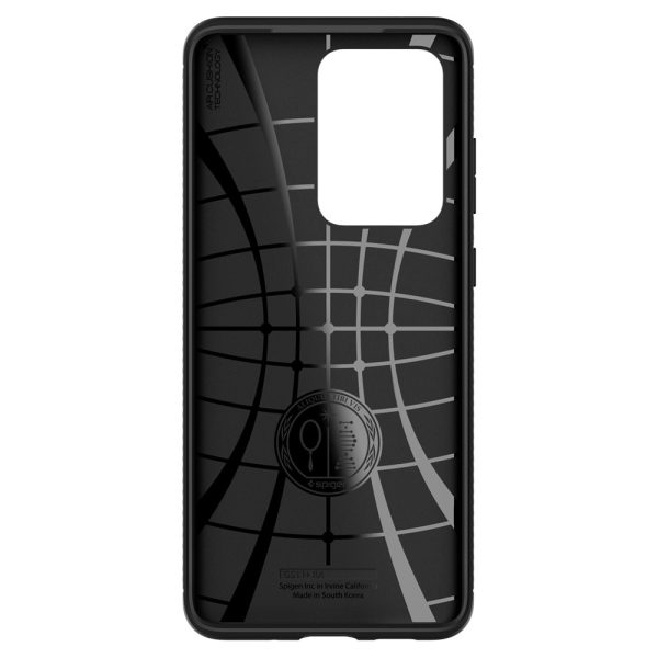Galaxy S20 Ultra Rugged Armor Spigen ACS00711 - Matte Black - Image 14