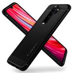 Redmi Note 8 Pro Rugged Armor Spigen ACS00268 - Matte Black - Image 4