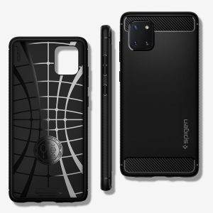 Galaxy Note 10 Lite Rugged Armor by Spigen ACS00677 - Black - Image 4