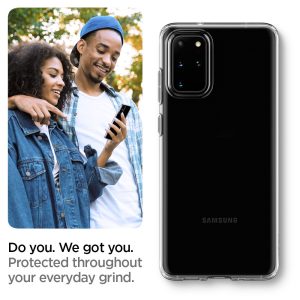 Galaxy S20 Plus Liquid Crystal Case by Spigen ACS00751- Crystal Clear - Image 6