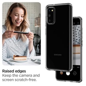 Galaxy S20 Plus Liquid Crystal Case by Spigen ACS00751- Crystal Clear - Image 4
