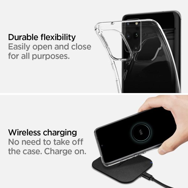 Galaxy S20 Plus Liquid Crystal Case by Spigen ACS00751- Crystal Clear - Image 3