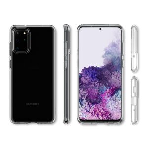 Galaxy S20 Plus Liquid Crystal Case by Spigen ACS00751- Crystal Clear - Image 2