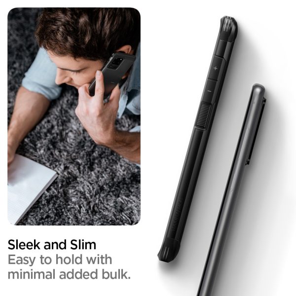 Galaxy S20 Ultra Tough Armor Case by Spigen ACS00716 - Black - Image 8