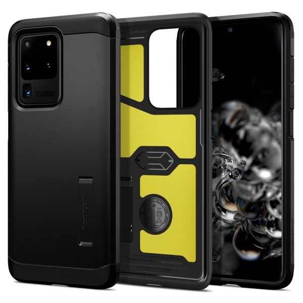 Galaxy S20 Ultra Tough Armor Case by Spigen ACS00716 - Black - Image 3