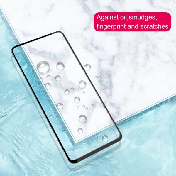 A71 (6) Galaxy A71 3D Glass Protector Full Glue Edge to Edge Tempered - Black - Image 5