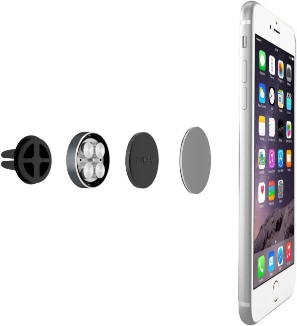 61bOu9nT3ZL._AC_SL1500_ AUKEY Dashboard Magnetic Car Mount - Black - HD-C32 - Image 8