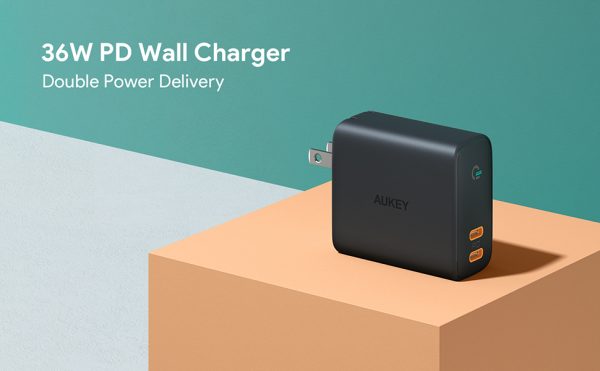 6607a757-c6a6-483d-89e2-9334a6ae539d.__CR0,0,970,600_PT0_SX970_V1___ Aukey Focus Duo 36W Power Delivery Dual-Port PD USB C Charger with Dynamic Detect - PA-D2 - Image 9