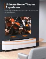 Soundbar 36 inches, 2.1 Channel with 90W Power, Bluetooth 5.0 / Wired Optical / Aux /Coaxial Connection - TT-SK026 - Image 8