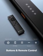 Soundbar 36 inches, 2.1 Channel with 90W Power, Bluetooth 5.0 / Wired Optical / Aux /Coaxial Connection - TT-SK026 - Image 3