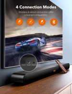 Soundbar 36 inches, 2.1 Channel with 90W Power, Bluetooth 5.0 / Wired Optical / Aux /Coaxial Connection - TT-SK026 - Image 6