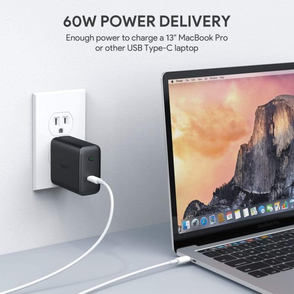 71eJ6+3C9hL._AC_SL1500_ Aukey Focus 60W USB-C PD Charger with GaN Power Tech -  PA-D4 - Image 4