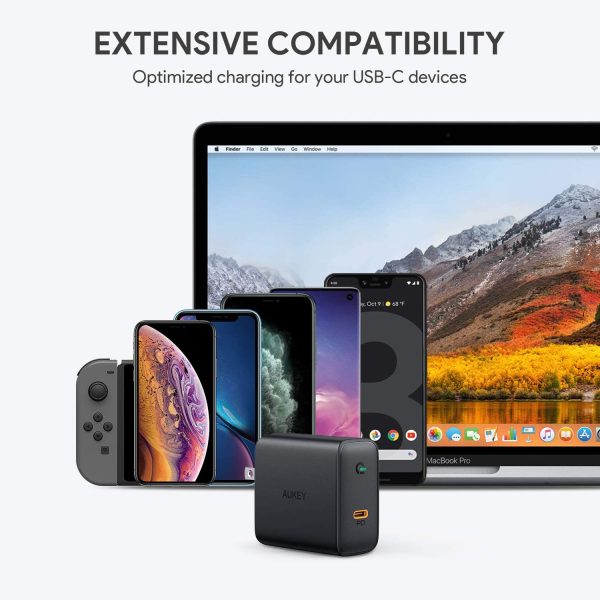 71f6N0WdBcL._AC_SL1500_ Aukey Focus 60W USB-C PD Charger with GaN Power Tech -  PA-D4 - Image 5