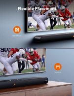Soundbar 36 inches, 2.1 Channel with 90W Power, Bluetooth 5.0 / Wired Optical / Aux /Coaxial Connection - TT-SK026 - Image 5