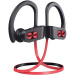 Mpow Flame S Bluetooth Headphones Sports with aptX-HD, Bass+, Loud Sound, BT5.0 & CVC 8.0 Noise Cancelling Mic with Carrying Case - Red