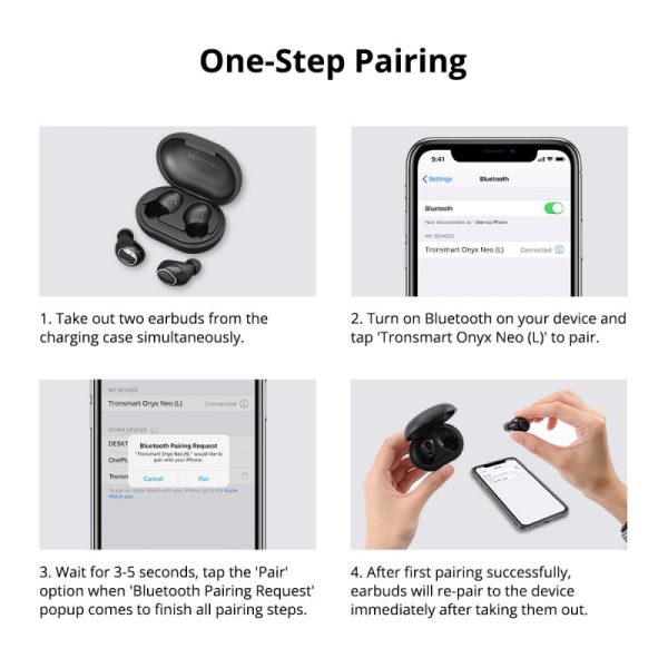 Tronsmart Onyx Neo True Wireless Earphones with aptX - Black - Image 13