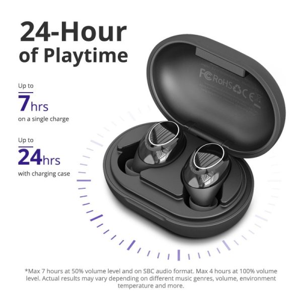 Tronsmart Onyx Neo True Wireless Earphones with aptX - Black - Image 6