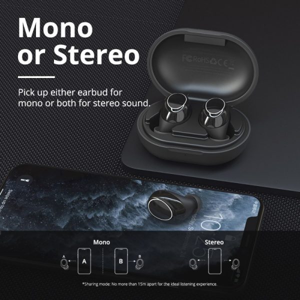 Tronsmart Onyx Neo True Wireless Earphones with aptX - Black - Image 7