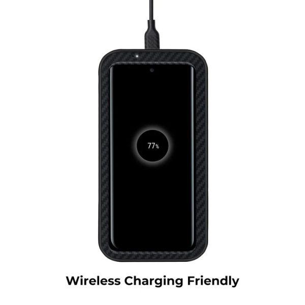 Galaxy S20 Aramid MagEZ Case by PITAKA - Black / Grey Twill - Image 4