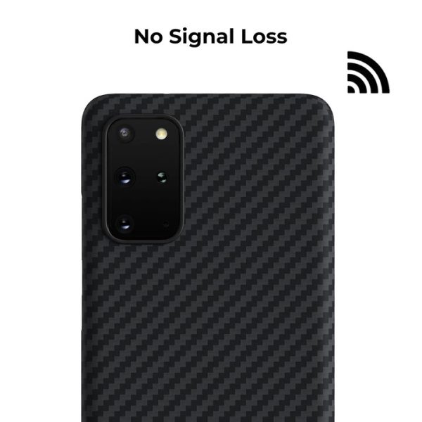 Galaxy S20 Plus Aramid MagEZ Case by PITAKA - Black / Grey Twill - Image 2