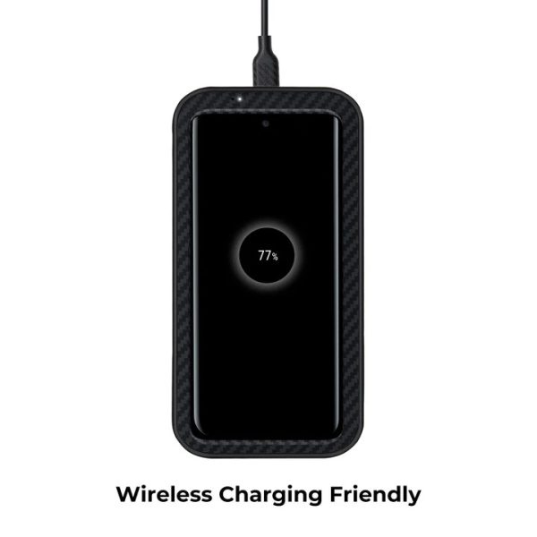 Galaxy S20 Ultra Aramid MagEZ Case by PITAKA - Black / Grey Twill - Image 4