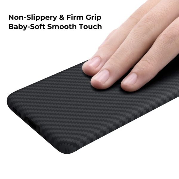 Galaxy S20 Ultra Aramid MagEZ Case by PITAKA - Black / Grey Twill - Image 8