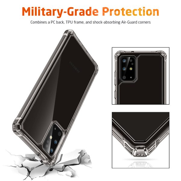 Galaxy S20 Plus Air Armor Tough Case by ESR - Clear Black - Image 9