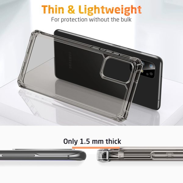 Galaxy S20 Plus Air Armor Tough Case by ESR - Clear Black - Image 12