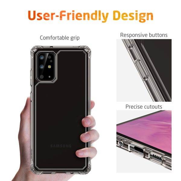 Galaxy S20 Plus Air Armor Tough Case by ESR - Clear Black - Image 4