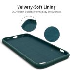 iPhone SE 2020 Yippee Color Silicon Soft Case by ESR - Pine Green - also for iPhone 8 & iPhone 7 - Image 9