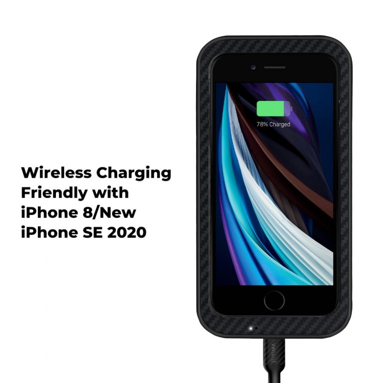 iPhone SE 2020 MagEZ Case by PITAKA Black / Twill for iPhone 7 & 8